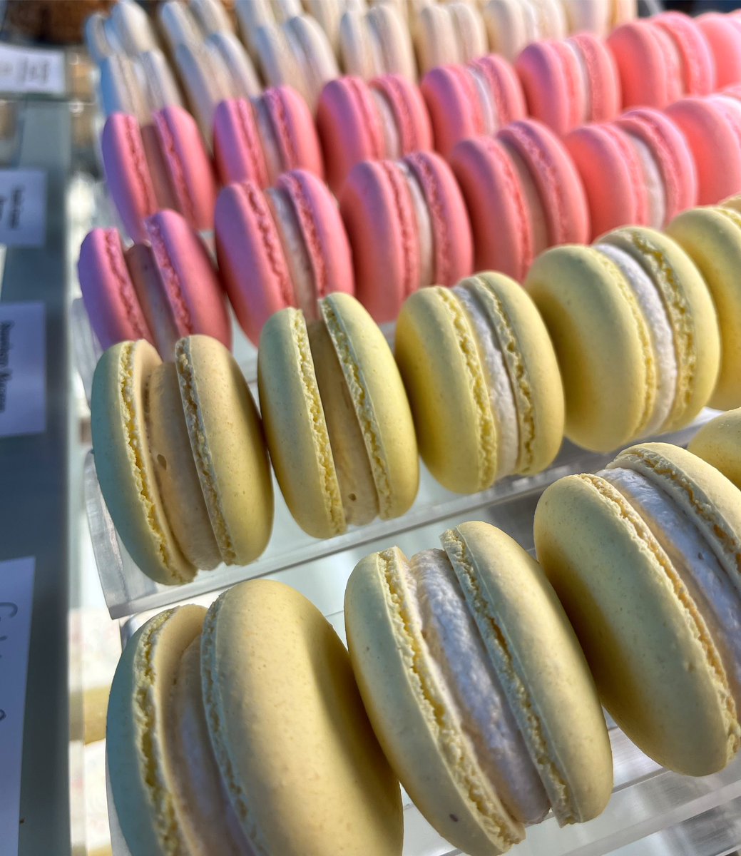 Different_Blend's tweet photo. We have a new macaron flavor! Golden Oreo Macarons 💛

We also have strawberry and vanilla macarons 

#differentblendbakery #glutenfree #bakery #celiac #celiacdisease #macarons #frenchmacaons #oreo #oreos #glutenfreeoreos https://t.co/sh0OurkPV3