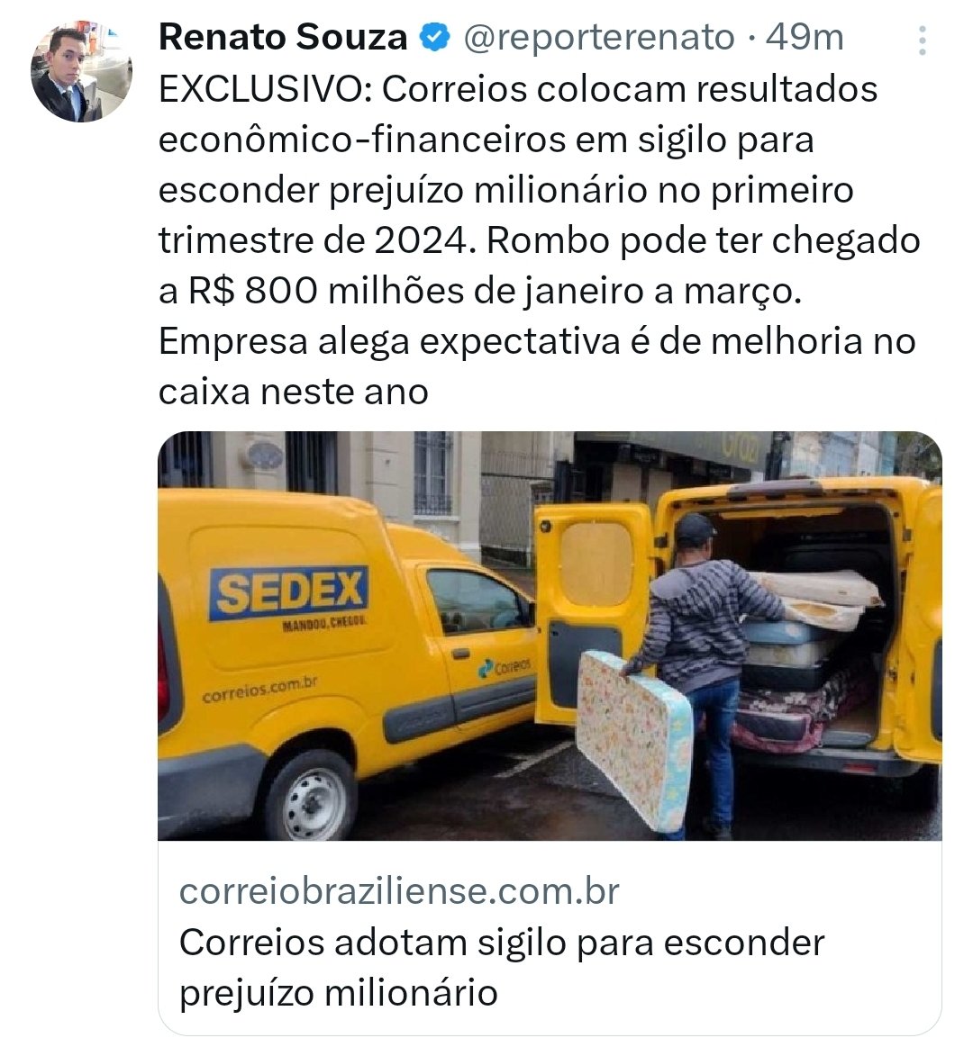 🚨 - Denúncia grave!!! Repórter Renato enfiou o pé na jaca. Não recebeu pix.