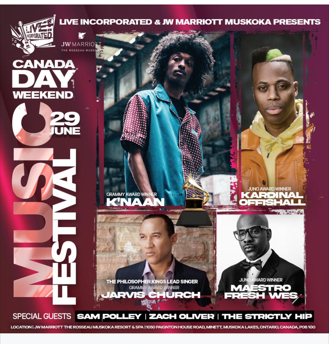 So the fine folks @liveincorporated  <a href="/jwmuskoka/">JW Marriott The Rosseau Muskoka</a> have decided to ignore my question so I’m taking it to you. Three day Canada Day event in Muskoka. NO FEMALE acts on the poster or roster for the entire three days. Are we still excluding women in 2024? Why aren’t we seen?