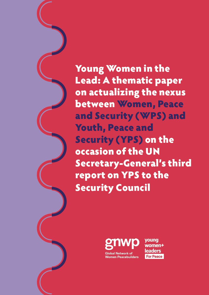 📣 New publication 📣

#ICYMI: <a href="/MugoAngelah/">Inventing Anne</a> and I document the experiences of #YoungWomenLead in 🇨🇩, from the inception of the <a href="/RDC_JPS/">𝐂𝐨𝐚𝐥𝐢𝐭𝐢𝐨𝐧 𝐂𝐨𝐧𝐠𝐨𝐥𝐚𝐢𝐬𝐞 𝐉𝐏𝐒</a> to the advocacy of #Youth4Peace NAP to the launch of young women-led Secretariat + #Localizing2250 in Kivus

Read more➡️ gnwp.org/young-women-in…