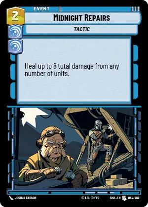 2 new cards from the FFG article! Doube blue gonna heal for days! starwarsunlimited.com/articles/spark…