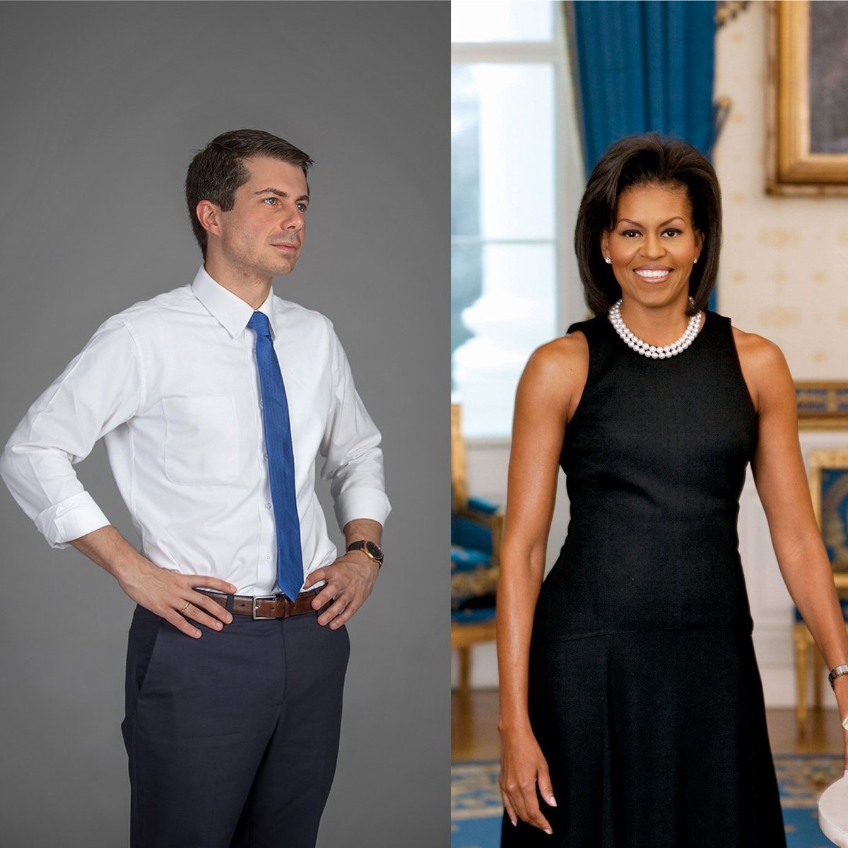 If Joe Biden dropped out of the 2024 race would you support a Pete Buttigieg and Michelle Obama ticket, Yea or Nay? ✋💙