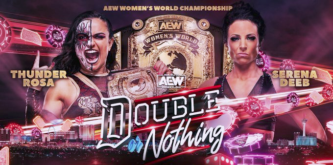 5/29/2022

Thunder Rosa defeated Serena Deeb to retain the AEW Women's World Championship at Double or Nothing from the T-Mobile Arena in Las Vegas, Nevada.

#AEW #DoubleOrNothing #ThunderRosa #SerenaDeeb #TheProfessor #AEWWomensWorldChampionship
