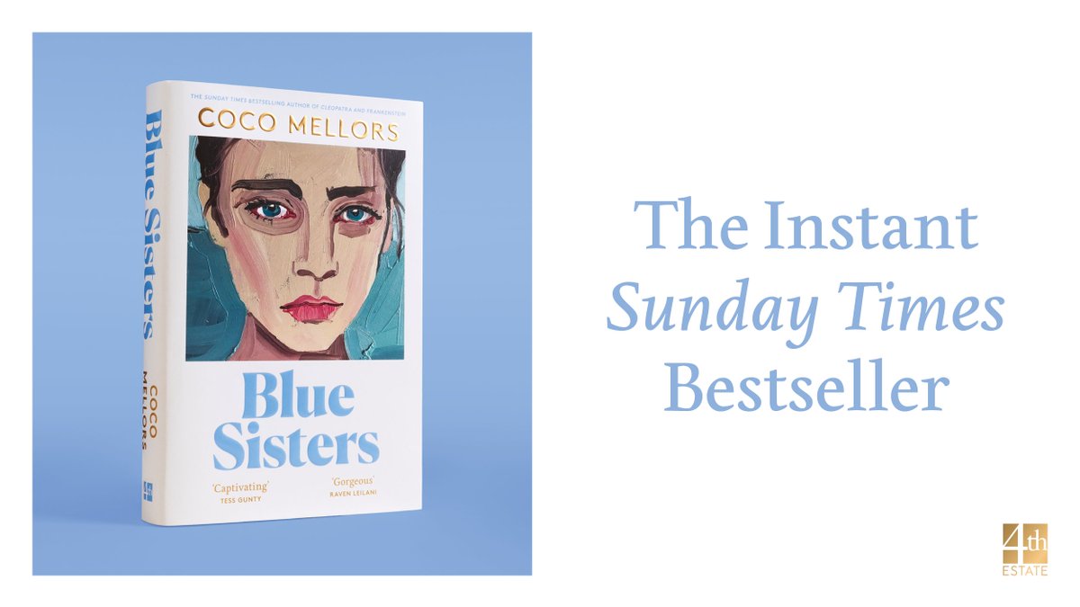 Wonderful news!

We are thrilled that BLUE SISTERS is heading straight onto the Sunday Times Bestseller List this weekend!

Congratulations Coco! 💙🩵💙🩵

Thank you to all the booksellers, bloggers and readers that have helped make the book such a success.