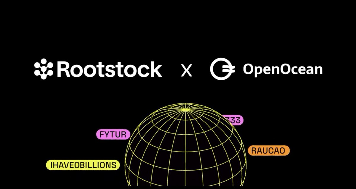 Big News! @OpenOceanGlobal has expanded to Bitcoin by integrating its smart routing algorithm with Rootstock's BTC L2 solution! 
#Rootstock 
#Bitcoin 
#SmartContracts

Thread 🧵