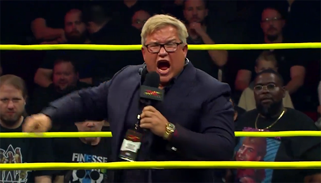 Fightful's tweet photo. Will Ospreay pitches for AEW to hire Scott D'Amore to possibly run ROH
"I can't tell you enough how much respect I have for Scott D'Amore. If there was anything that I want to put out there; if there was a way that AEW could hire Scott D'Amore in any type of fashion. Have that guy run Ring of Honor or something."
(@AdrianRadio93)