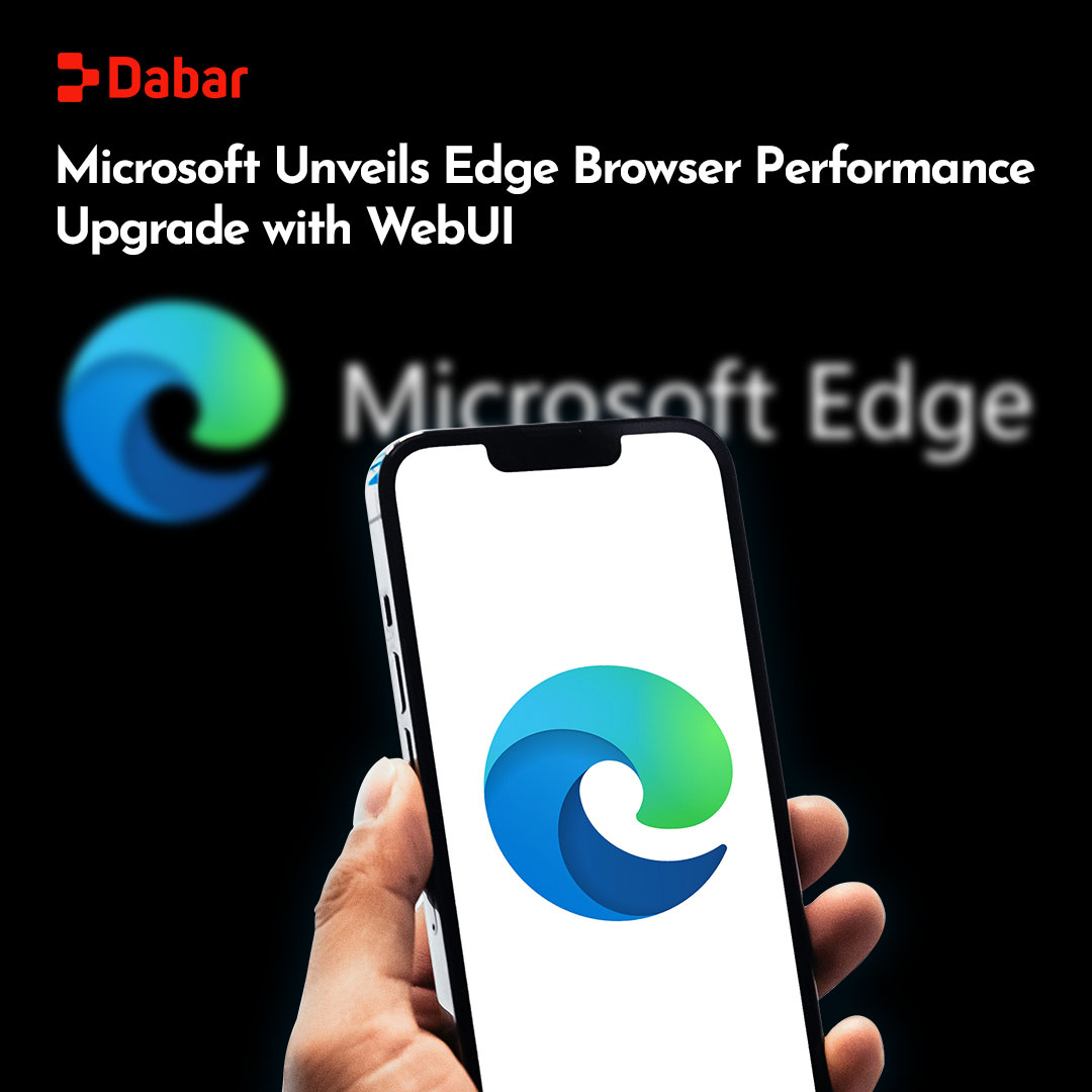 Microsoft Edge just got a lot faster with the new WebUI 2.0 architecture! 

The Browser Essentials menu is now 42% faster, with more updates coming soon. 

Check out the details at thedabar.com 

#EdgeUpdate #BrowserSpeed #TechNews