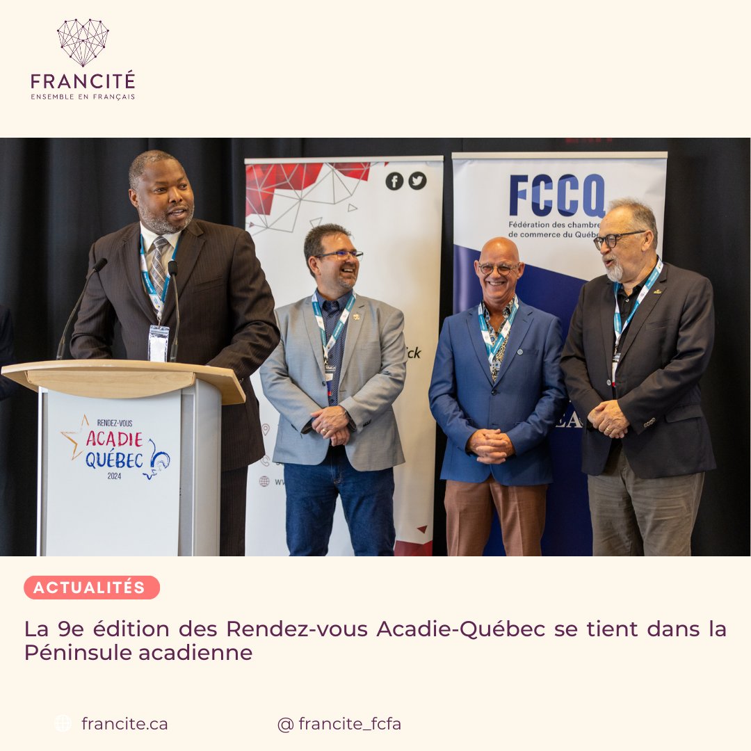 📰« L'événement vise à promouvoir le développement des entreprises participantes et à contribuer à la vitalité économique des collectivités sur les territoires qu’il couvre »  ⚜️💼

👉Lire l'article : francite.ca  

#FrCan #FrancitéCanada #Quebec