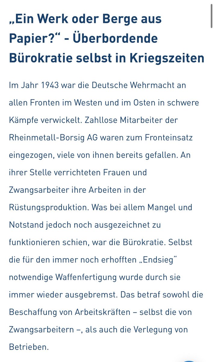 Unvergessen - wie Bürokratie Rheinmetall daran hinderte, endlich Waffen für den Endsieg bereitzustellen. Und das, obwohl die Wehrmacht an allen Fronten irgendwie in schwere Kämpfe verwickelt worden war.