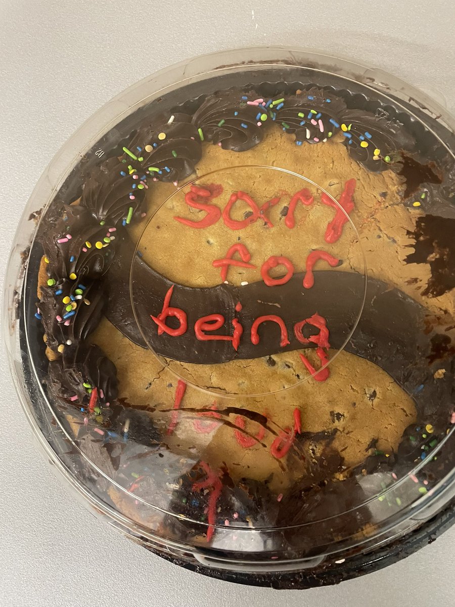 Fun with my 8th Hour AP World History class today.  You weren’t actually THAT loud ladies…lol.

Thanks for the tasty cookie cake and have a great summer!