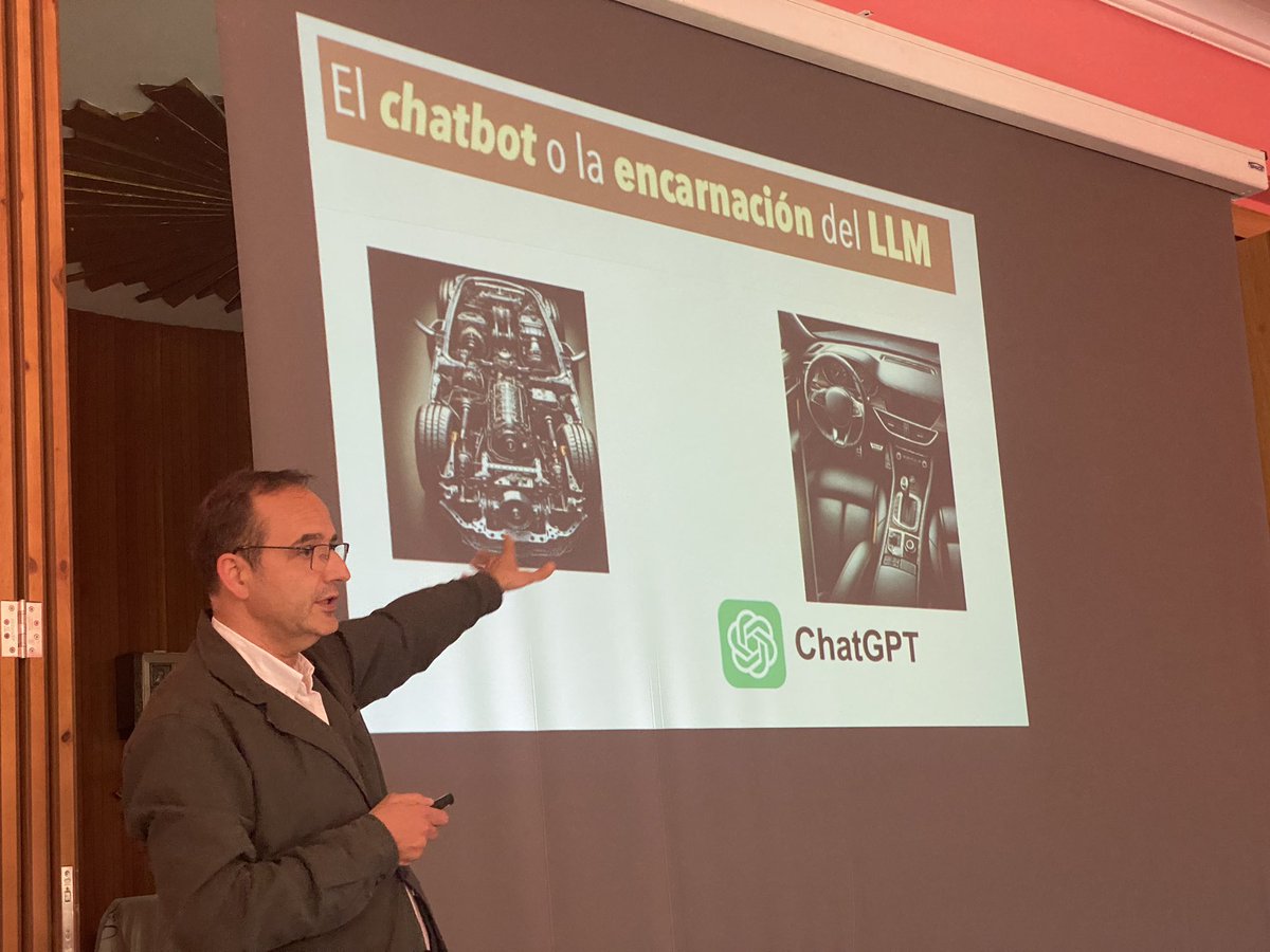 Guiro_IRad's tweet photo. Iniciando curso sobre inteligencia artificial generativa - ChatGPT en #HospitalRoyoVillanova @joserrapa @dani_urg @gtirado8 

#FrikisenChatGPT #ChatGPTMED https://t.co/7bgAZQahyv