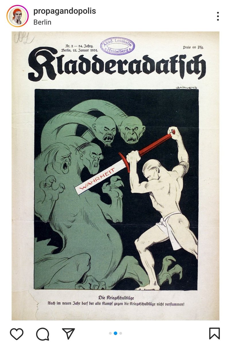 Türk devrimini anlatan malum çizim 1931 yılında Almanya'daki bir dergide yayınlanmış.