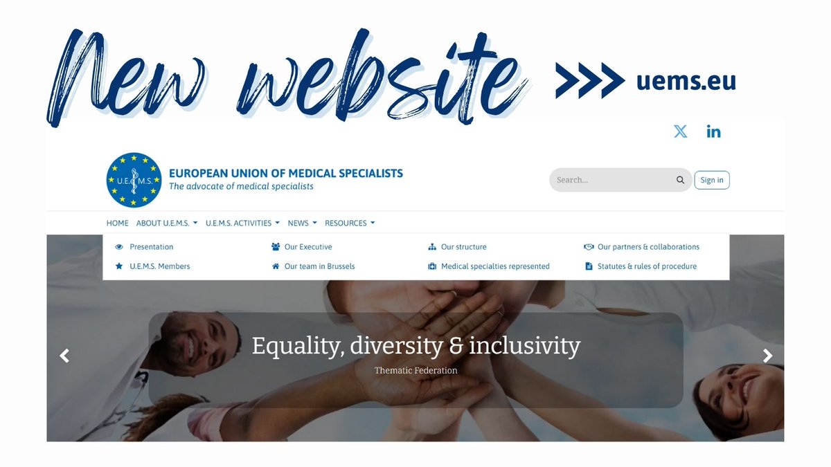 📢JUST LAUNCHED @UEMSEurope new website 📢 Check out all our activities to support #CME #CPD and more #doctors in #emergency medicine, have a read on our latest ETR ⏩ uems.eu/blog/uems-news…