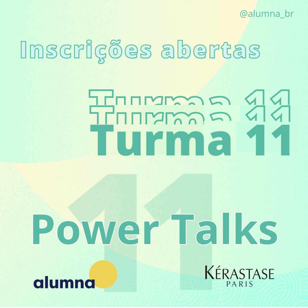 ana_p_melo's tweet photo. 🚨 INSCRIÇÕES ABERTAS PARA A NOVA TURMA DA ALUMNA.

Oportunidade de mentoria de carreira para mulheres e pessoas não binárias.

Inscreva-se nesse link: https://t.co/1xt3dGznen
Saiba mais sobre a Alumna: https://t.co/wGVs3j2J3V https://t.co/4yWspcIfEH