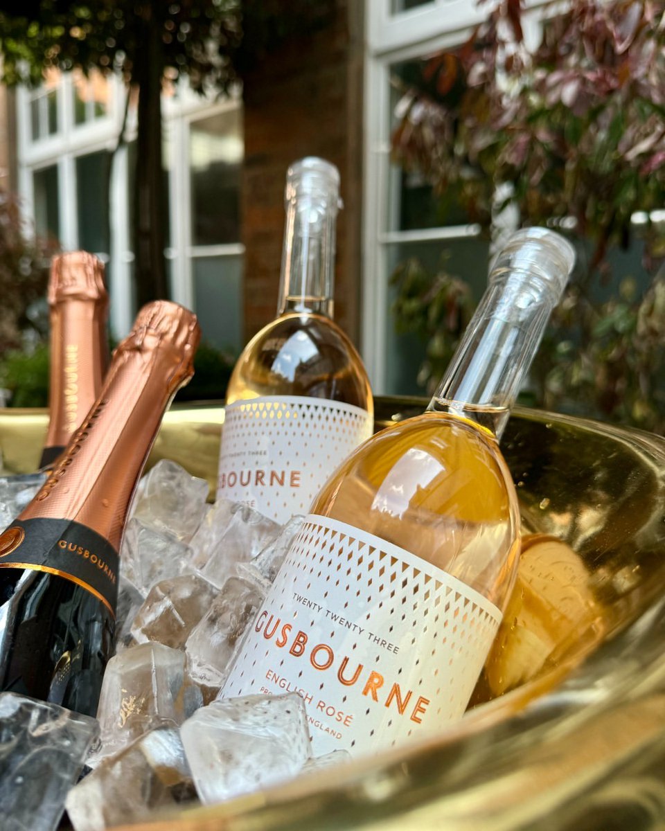 Time to wine down in the sunshine at the @GrandHotelBrum's new Garden Terrace in partnership with Gusbourne Wine! 🍷🌿😍 What better way to relax with friends, family, or enjoy a post-work drink? Open Thursdays, Fridays, and Saturdays 👉 bit.ly/3URT5ub