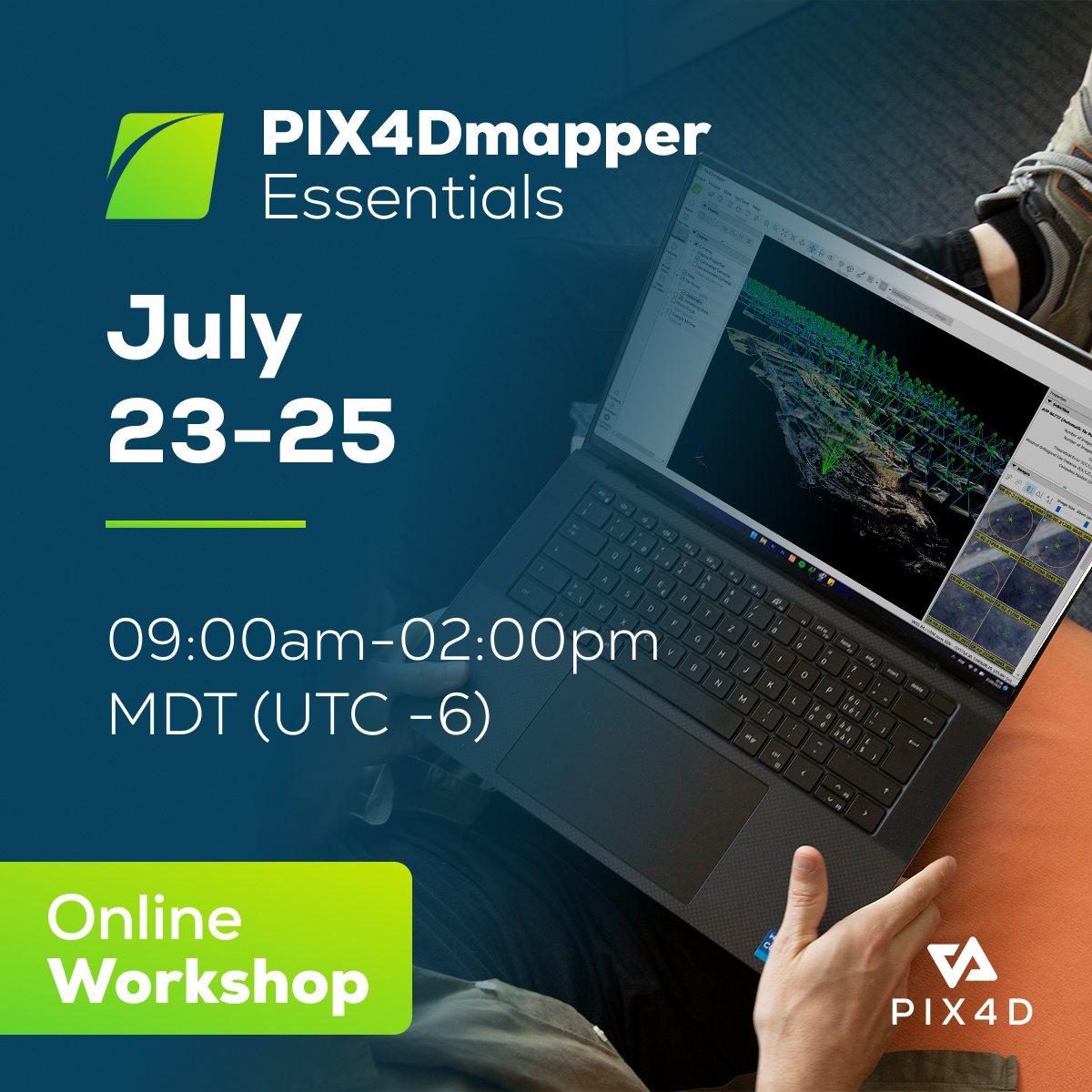 pix4d's tweet image. Save the date 🗓️ Our next PIX4Dmapper Essentials online workshop takes place July 23-25!

💰 You have until June 25th to save 130 USD with EARLYBIRD-2 coupon code! 💰

Register now: hubs.li/Q02yPYr00

#PIX4Dmapper #PIX4Dcloud #Pix4D