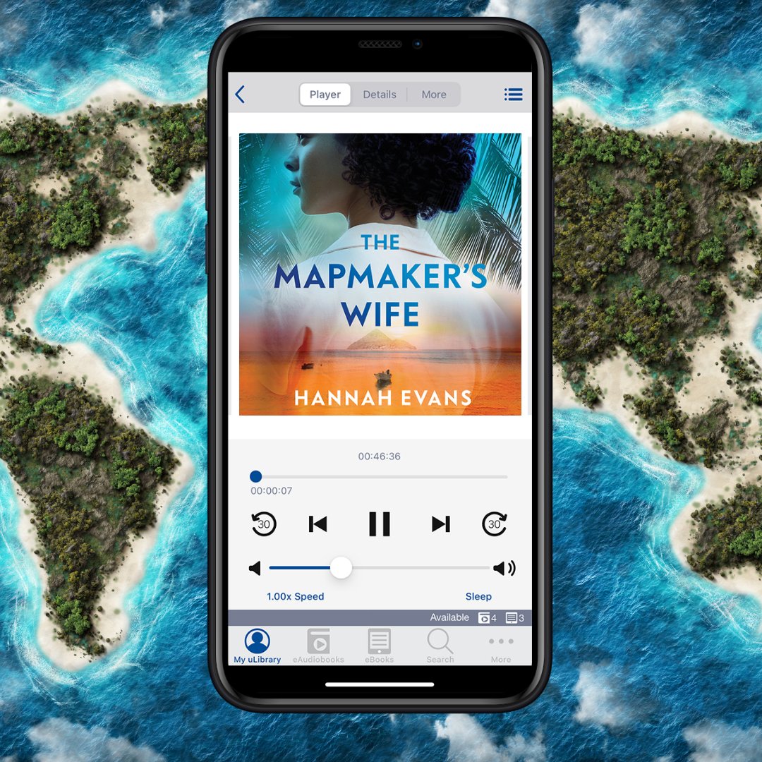 🗺️New to uLibrary 🎧

A forbidden love.
An impossible decision.
A family changed forever...

The Mapmaker's Wife by Hannah Evans is a sweeping love story which explores identity, friendship and family, read by Jane Ajia 🎧

#uLibraryListens #AmListening
