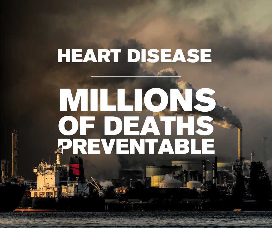 A report co-led by @EssexIPHW researchers has revealed that millions of deaths from heart disease could be prevented if governments introduce legislation to tackle air pollution. The report was launched at the @worldheartfed World Heart Summit. brnw.ch/21wKfjB