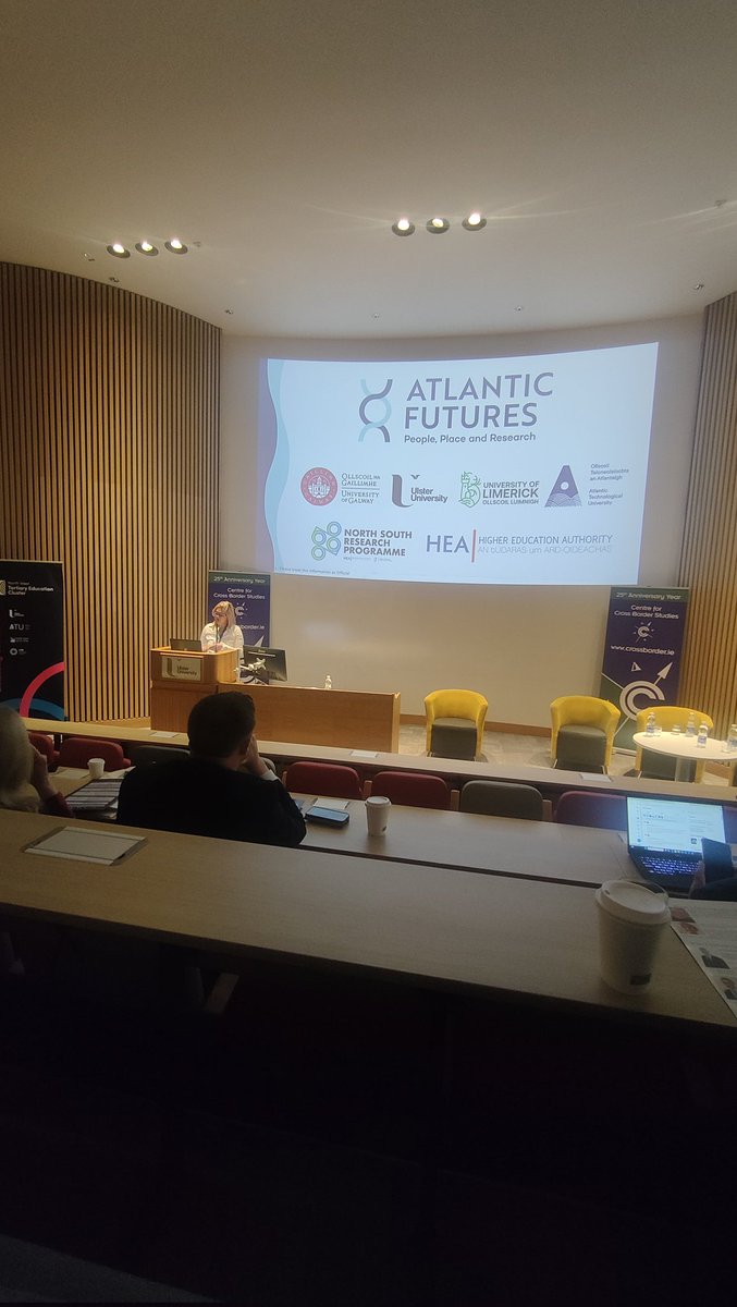 Some more snaps from #nwtech today at @UlsterUni Lovely to see some familiar faces in Derry discussing north west collaboration as part of #atlanticfutures @BMWmsport75 @kristel_miller @Prof_S_Moffett @KyHoare94 Ming Yang @A_Calderwood_ Safe travels home 🚘