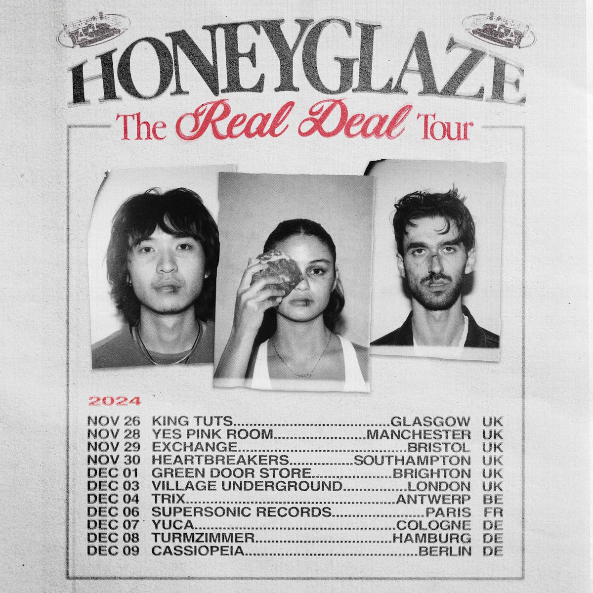 Welcome London based trio, @honeyglaze to the Fat Possum family. Listen to their new single 'Don’t' from their forthcoming album, Real Deal out Sep. 20th. Pre-order limited edition red vinyl from our web shop now.