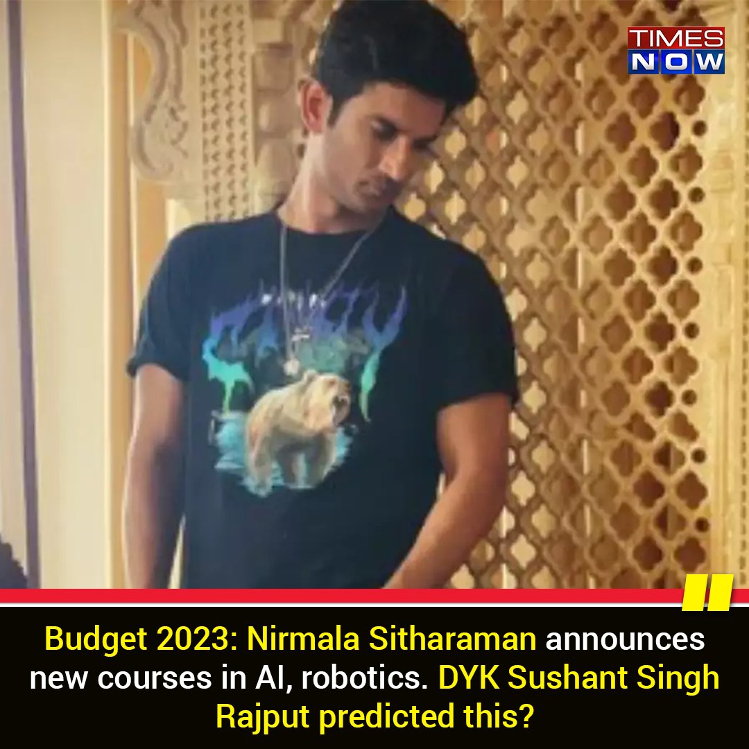 Genius Sushant Singh Rajput ws a rare human.He oftn said hw institutions shuld focus on EQ instead of IQ to prpare kids 4 d unknowns dey will face in future. He emphasised on d exponential rate at whch technological adv tking plce&hw education system will b redundant in 2decades.