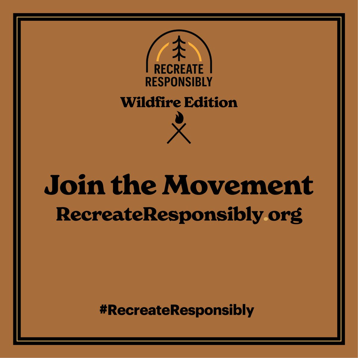 Here's  #WildfireAwarenessMonth Tip 5🔥 

Build a Safe & Inclusive Outdoors - Understand and be aware of how activities may affect others & our natural environment. We can work together to keep our communities safe through planning, preparing & practicing Leave No Trace.