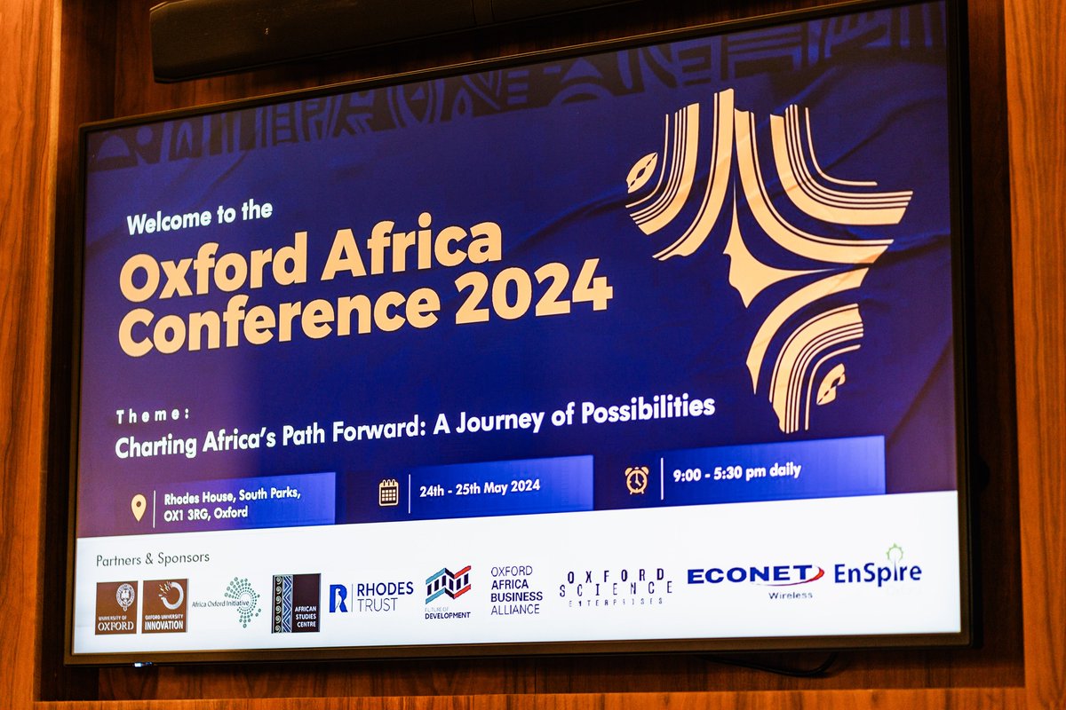 Every year, the @oxfordafrica Conference engages students and influential African leaders in discussions about the continent's future and its place in the world. This year, our founder, former President @MaEllenSirleaf, delivered remarks on the opening of the second day,