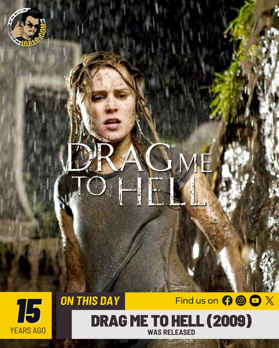 15 years ago today, Drag Me To Hell (2009) was released!🎥

#JoBloMovies #JoBloMovieNetwork #DragMeToHell #AlisonLohman