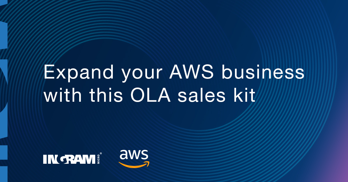 Say yes to more AWS business Want to expand your AWS sales? Then get our sales kit and start scheduling assessments so you can close more AWS deals. ow.ly/qHrW50RYV4M #IngramMicro #AWS #OLA #Assessment