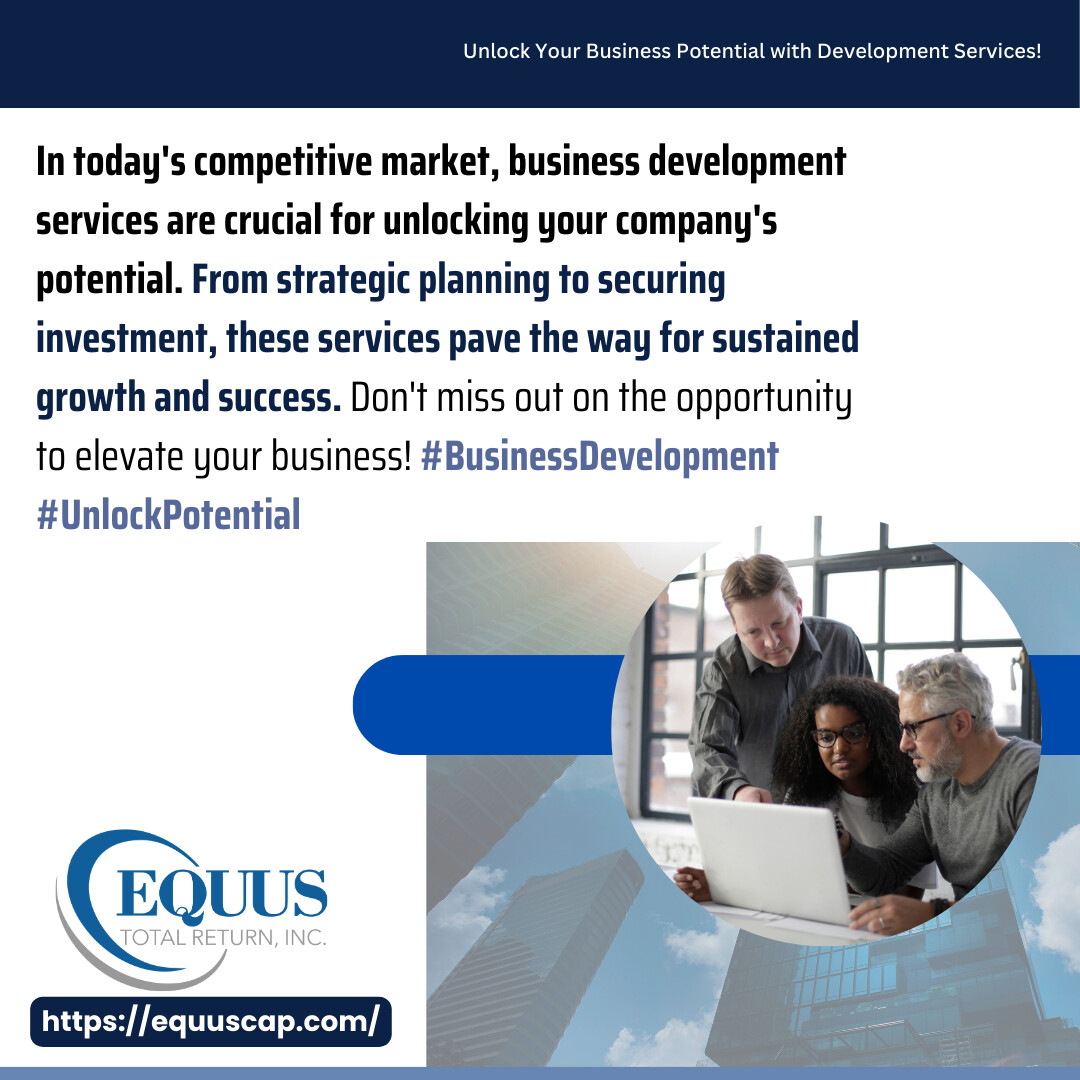 Empowering Businesses with Equus Total Return, Inc.😅
Equus Total Return Inc.
equuscap.com..
#EquusTotalReturn; #InvestmentFund; #PrivateEquity; #BusinessDevelopment; #PortfolioManagement; #FinancialGrowth; #EquusCapital;