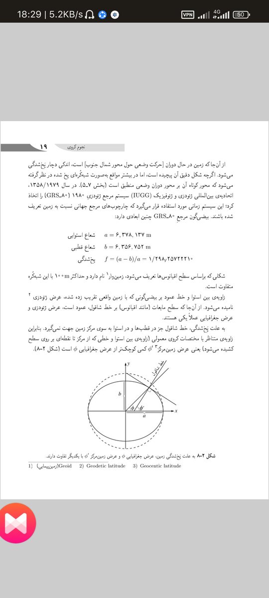 پخ شدگی زمین خیلی پدیده جالبیه اما محاسبات رو به کلی بهم میزند