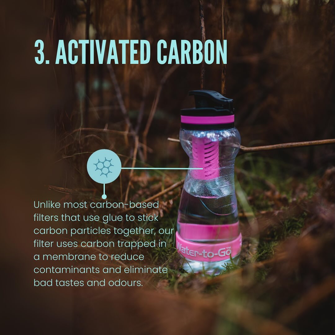 Hydration with innovation. 💦

Our 3-in-1 filter tackles nasty contaminants, eliminates bad tastes & odours, and even removes viruses! 🦠

#watertogo #filteredbottle #safedrinkingwater #plasticbottle #mechanicalfiltration #activatedcarbon #electricalfiltration