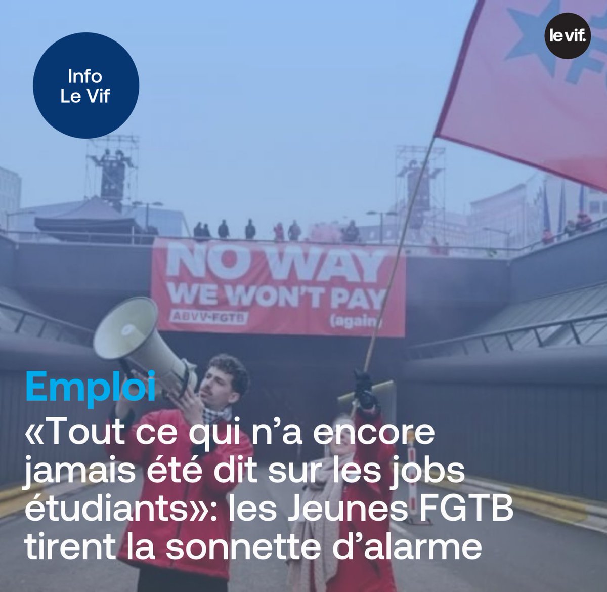 LeVif's tweet photo. Le nombre de jeunes obligés de travailler pour payer leurs études explose.
👉 https://t.co/d2UeSAIzKx https://t.co/4uemG155Ve