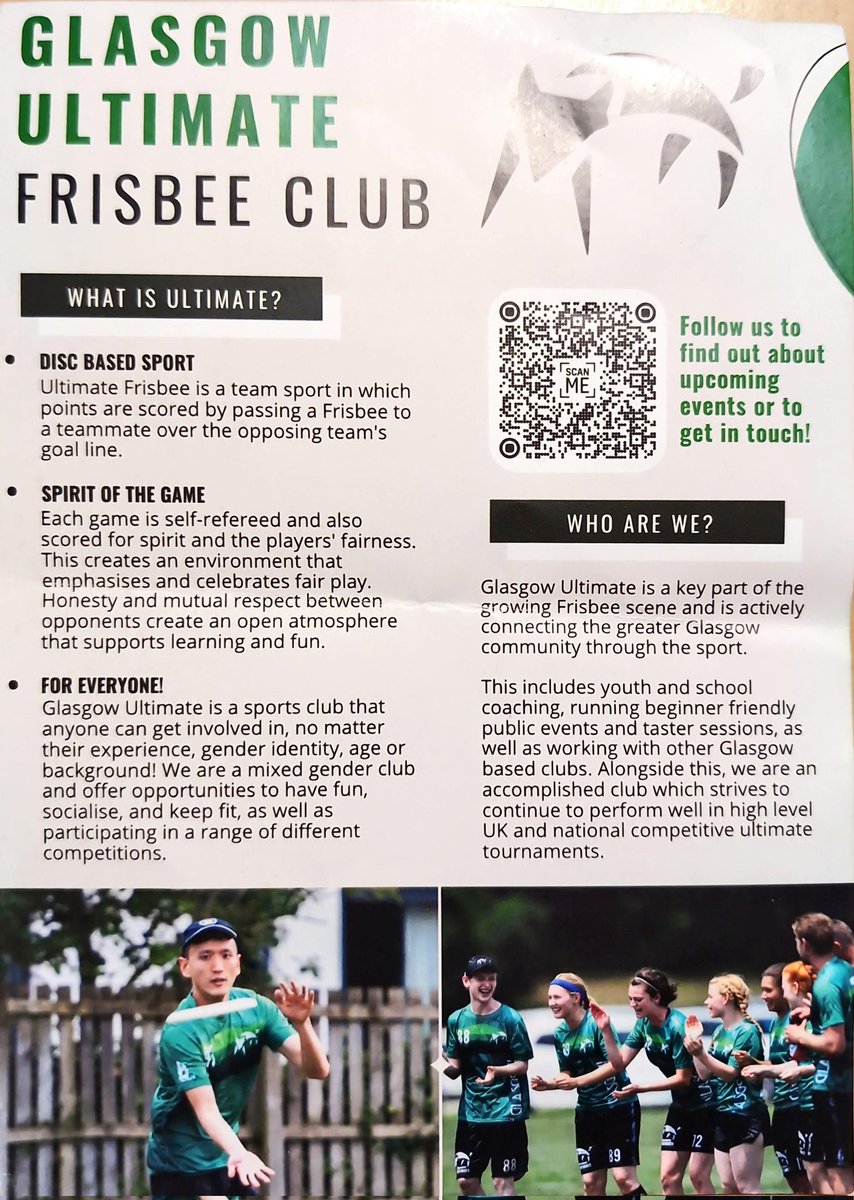 Big thanks to <a href="/glasgowultimate/">Glasgow Ultimate</a> for doing some Ultimate Frisbee coaching with <a href="/ndhsglasgow/">Notre Dame High</a> today down <a href="/HillheadSports/">Hillhead Sports Club</a>  @ACTIVESCHOOLSJS