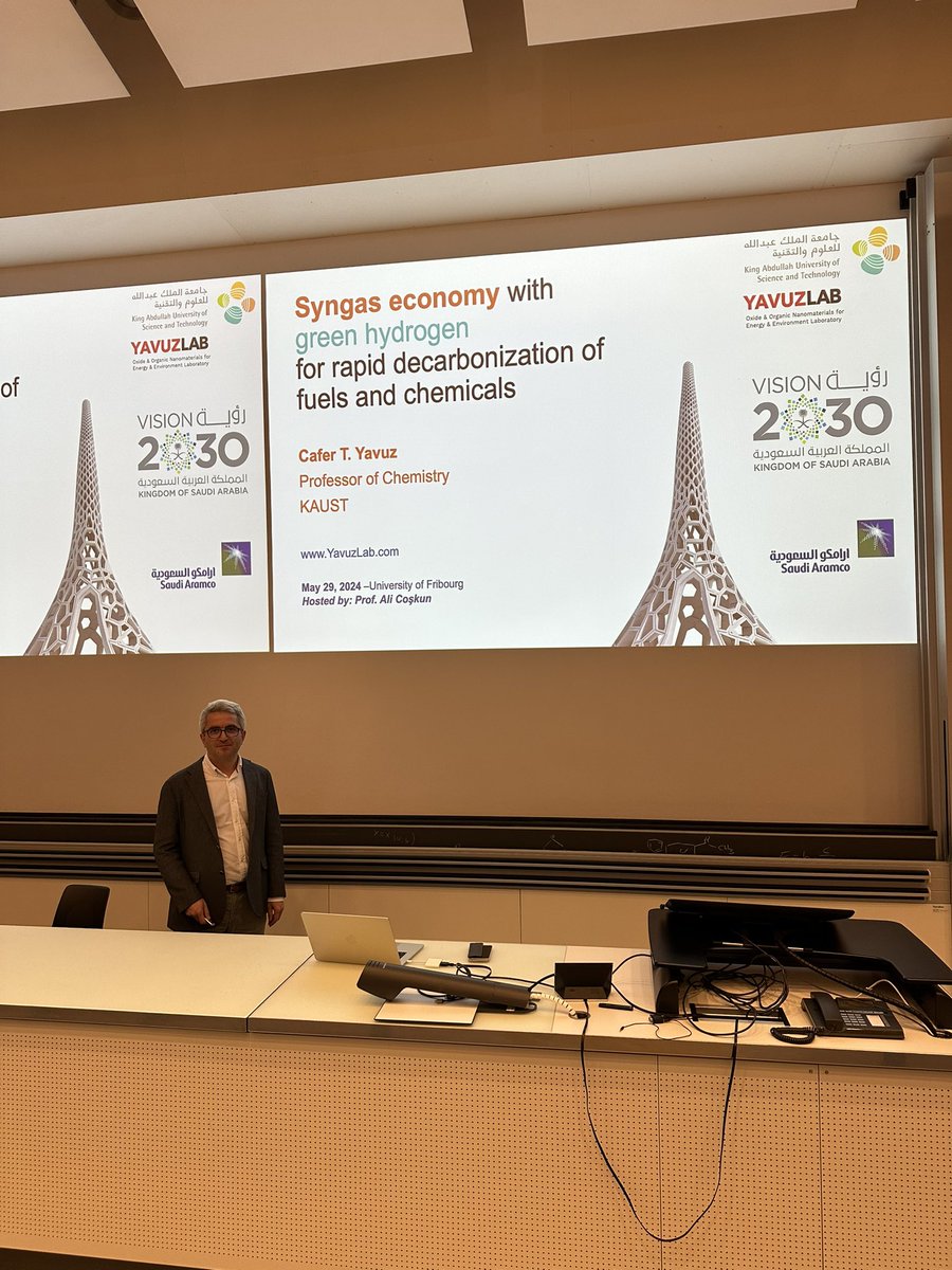 Ali Coskun (@coskunlab) on Twitter photo Excited to welcome <a href="/caferyavuz/">Cafer T. Yavuz</a> from <a href="/KAUST_News/">KAUST</a> in <a href="/unifrChemistry/">UnifrChemistry</a>, looking forward to his presentation on decarbonization strategies! Excited to welcome <a href="/caferyavuz/">Cafer T. Yavuz</a> from <a href="/KAUST_News/">KAUST</a> in <a href="/unifrChemistry/">UnifrChemistry</a>, looking forward to his presentation on decarbonization strategies!