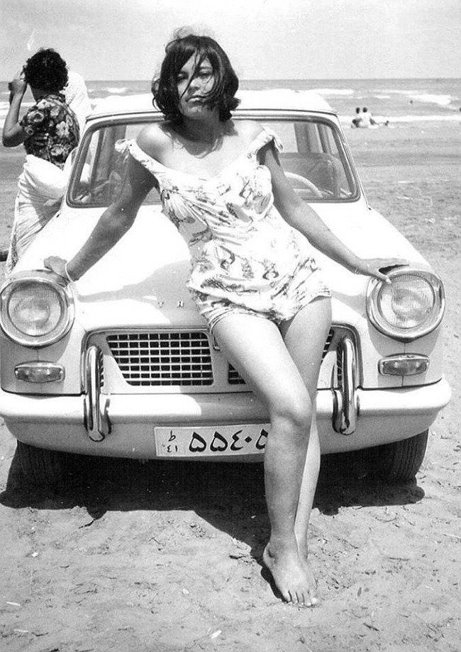 Iranian woman before the Islamic Revolution, Iran, 1960.