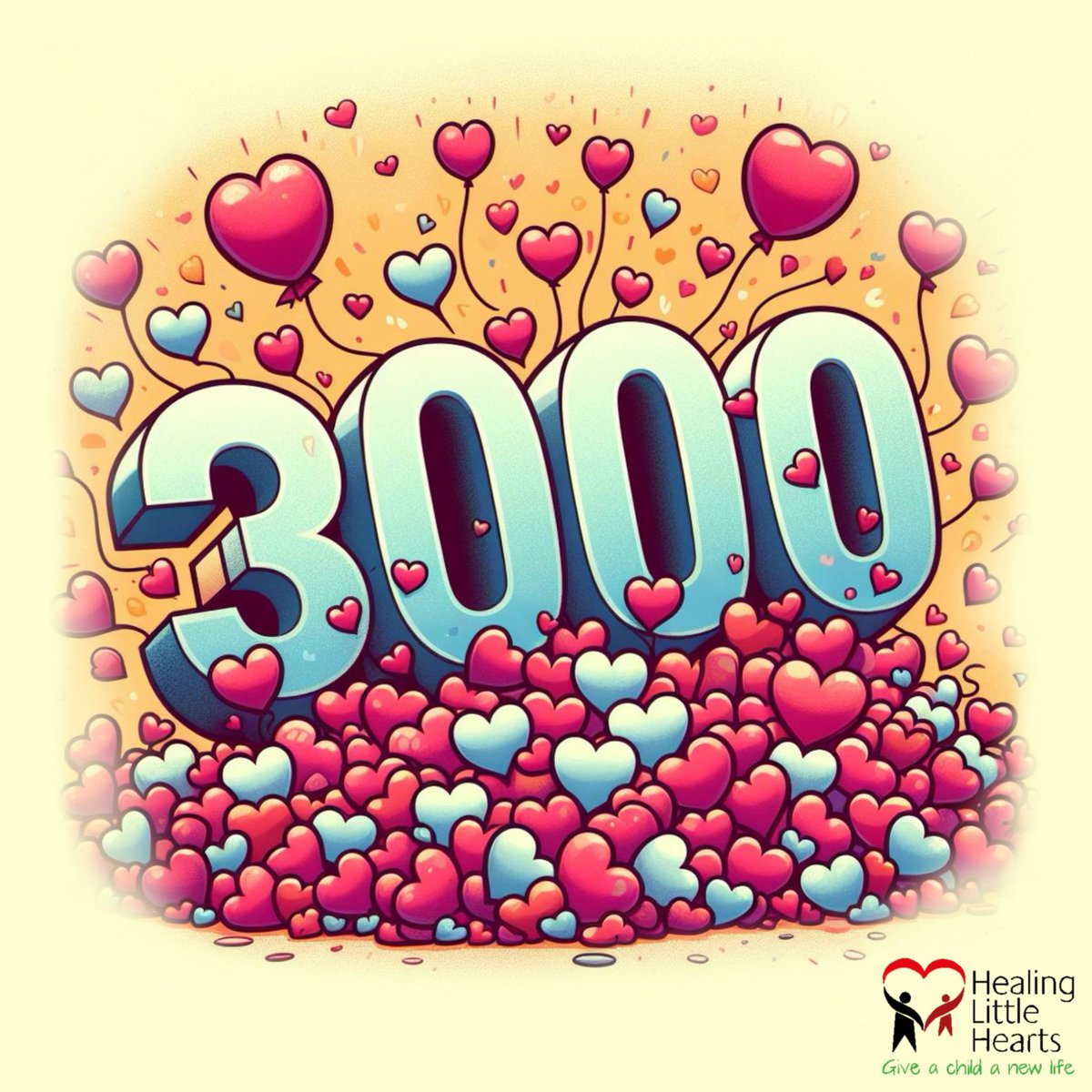 𝟑𝟎𝟎𝟎 𝑴𝒊𝒍𝒆𝒔𝒕𝒐𝒏𝒆

We are delighted to announce that our medical team in Fiji has surpassed our 3000th heart operation. 

healinglittlehearts.org

#GiftOfLife
#StrengthToStrength #teamhlh #HappyHeart #HLHCharity #SavingChildrensLives  #GiveWithLove #families #volunteers