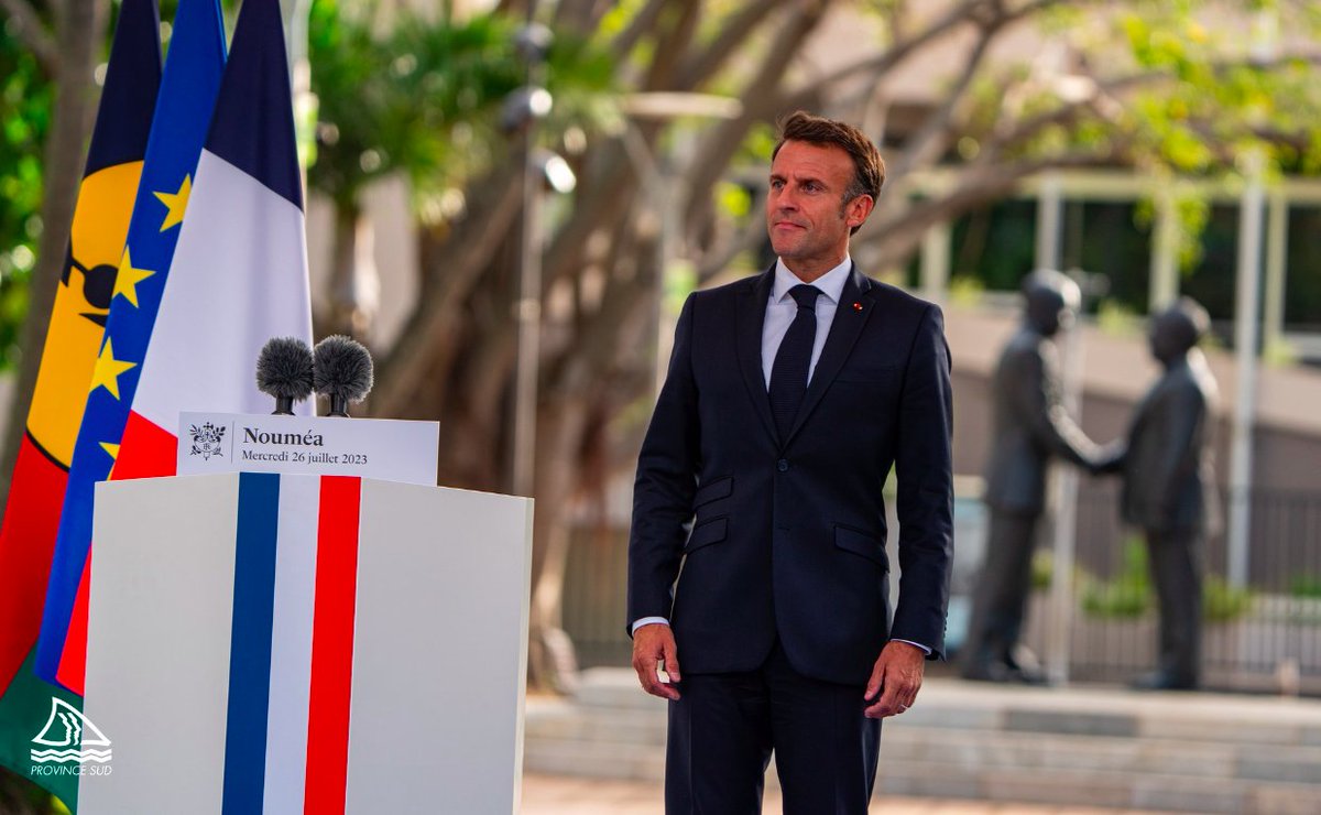 Les troubles en #NouvelleCalédonie peuvent-ils contrarier les ambitions de Paris dans l'#Indopacifique ? ➡️tinyurl.com/2v3tpty3 ➡️Les troubles en Nouvelle-Calédonie fragilisent la stratégie de la France, et particulièrement d'Emmanuel Macron, dans l'Indopacifique et sèment
