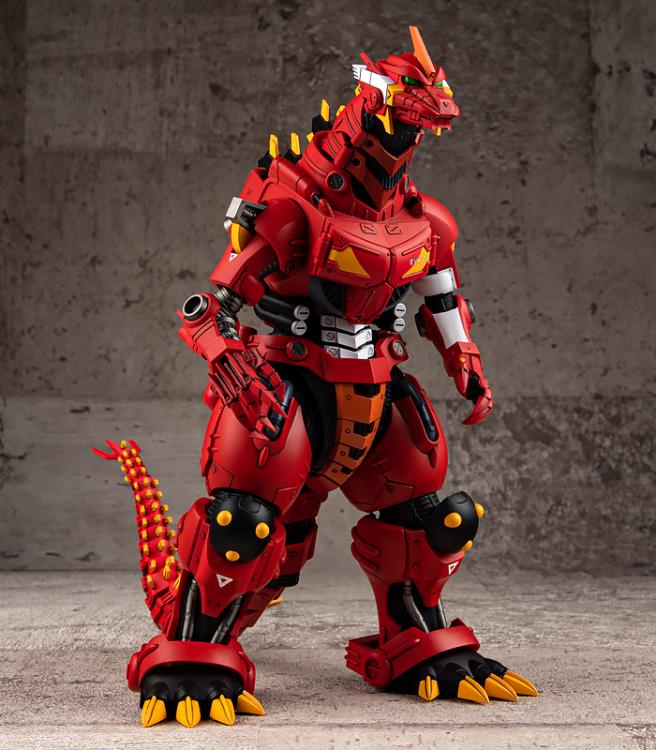 Wario64's tweet photo. Godzilla vs. Evangelion Mechagodzilla (Type-3 Kiryu EVA Unit-02 Color Ver.) Exclusive Model Kit is $122.49 on BBTS DOTD https://t.co/GllYb9vtaE https://t.co/Qwgx4O3qxt
