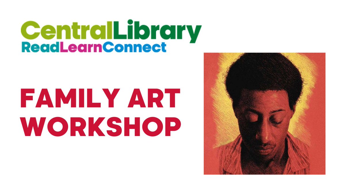 Come along to the family art workshop facilitated by fine artist @PhillipButah and create a portrait of someone important to you! 🧑🏾‍🎨 
Saturday 1 June, 2.30-4pm, at #CentralLibrary orlo.uk/jnIYh
#IslingtonBC