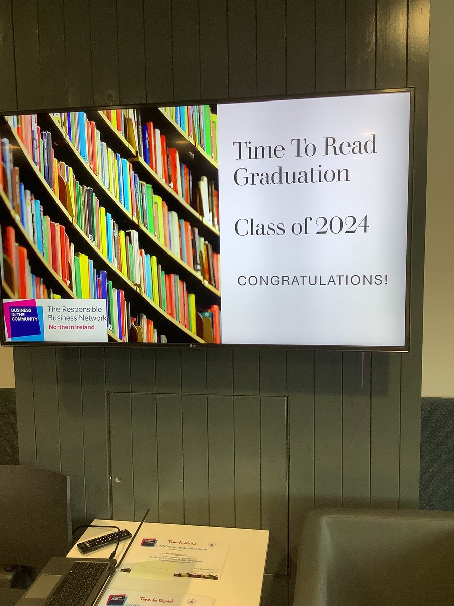 A huge thanks to Lauren and all the team <a href="/ALGoodbody/">A&L Goodbody LLP</a> Solicitors for all your support over this past year. These St. Patrick's Primary School children absolutely loved their #ClassOf2024 #Graduation celebration to finish off the #TimeToRead programme. #Success #ReadersForLife