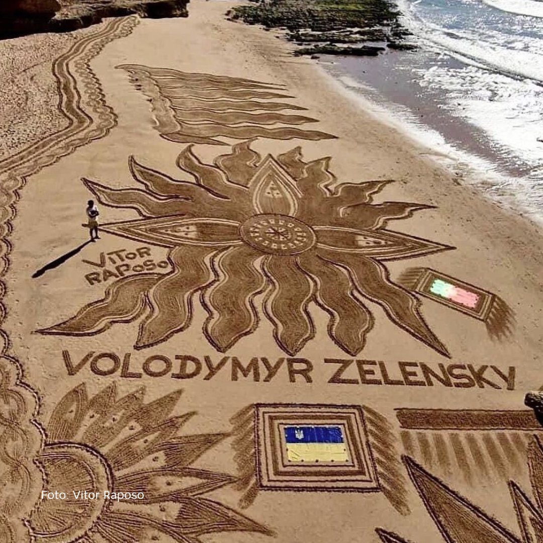 A Ucrânia está grata a Portugal por cada gesto de apoio e, especialmente, por um acolhimento tão sincero e criativo ao Presidente da Ucrânia <a href="/ZelenskyyUa/">Volodymyr Zelenskyy / Володимир Зеленський</a> 

Vitor Raposo 🇵🇹🤝🇺🇦