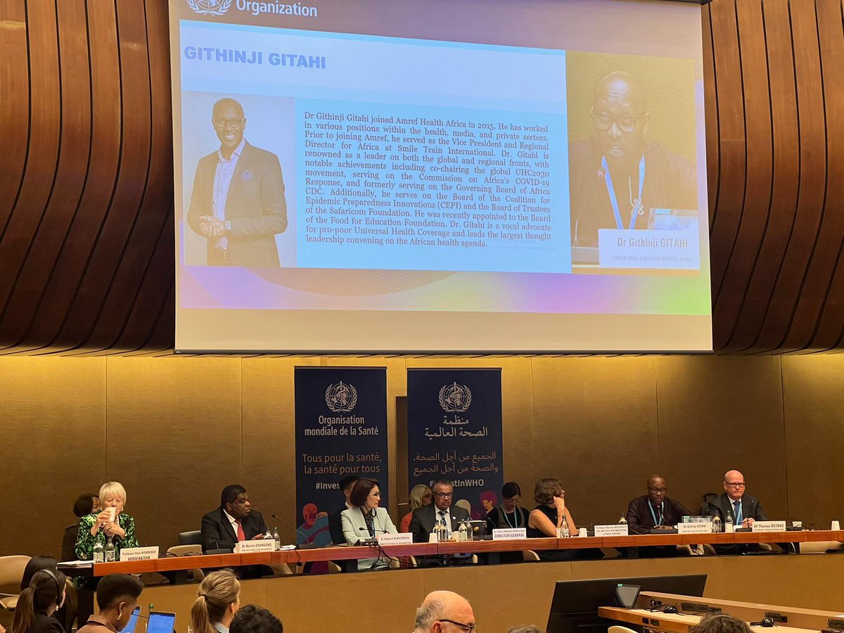 Great speech by @daktari1 at #WHA77 on the economics and financing of health for all, including a call for strong and country-led PHC financing and better coordination of health systems financing.