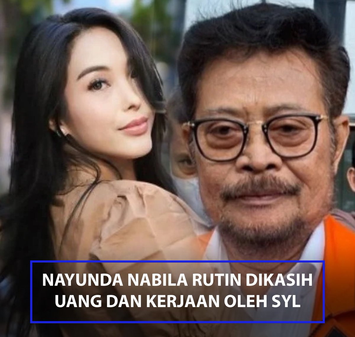 NIKMATNYA Nayunda Nabila, Rutin Dikasih Uang dan Pekerjaan Oleh SYL, Cicilan Apartemen Juga Dibayar Baca selengkapnya di medan.tribunnews.com/2024/05/29/nik…