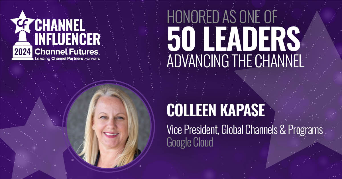 ChannelDiveNews's tweet image. Today we celebrate ⭐ Colleen Kapase, one of our 50 #ChannelInfluencers of 2024 - celebrating leaders driving growth and innovation in the #technologychannel &amp;gt;&amp;gt; spr.ly/6017b37zD