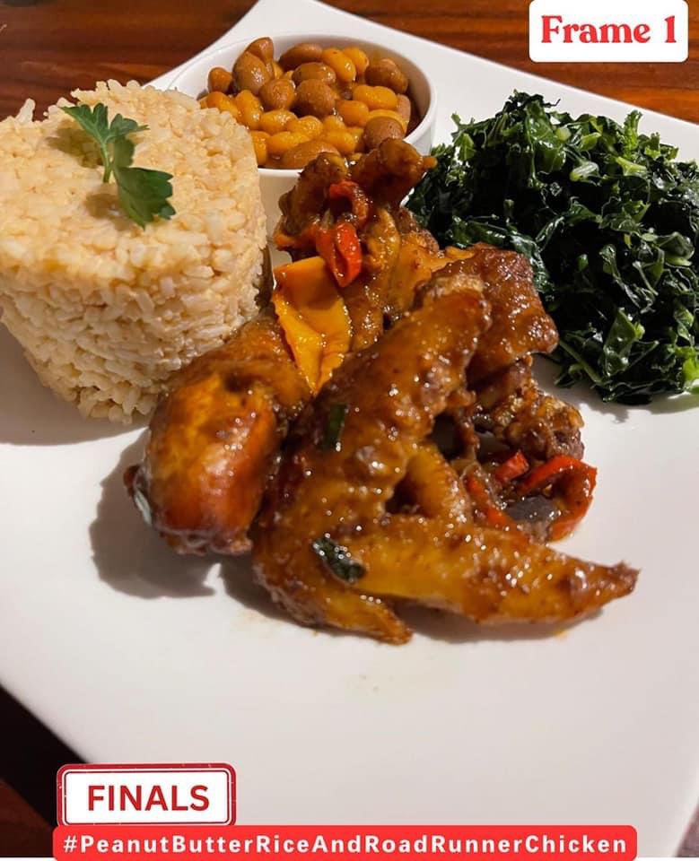 TeamFuloZim's tweet photo. THE FINALS-#PEANUTBUTTERRICE #RoadRunnerChickenCookOFFChallenge.
Thank you to all the participants,it was a hotly contested #RoadRunnerCookOffChallenge and you certainly stepped up to the plate. Thank You.🙏🏽
Now to the FINALS!
Please vote in the poll which appears as a thread after the photos.
The Final Four are all winners!
1st Prize US$250
2nd Prize: US$100
3rd Prize: $50
4th Prize: A whole goat or sheep l
Cash prizes sponsored by @TeamFuloZim
Sheep or goat sponsored by @klipranch KLIPSPRINGER RANCH.
GOOD LUCK TO THE FINALISTS!