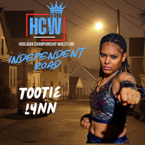 @TheTootieLynn makes her Hooligan Championship Wrestling debut on Sept 14th in Evansville, IN. Don’t miss the Little Blue Dragon in action, get your tickets now …championshipwrestling.ticketspice.com/hooligan-champ…