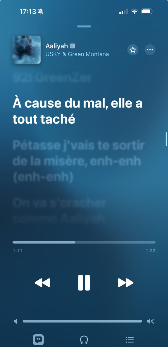 Il est lourd lourd le mood la 🎶🎶🎵 
Aaliyah Usky 🦾 <a href="/uskymusic/">USKY 🪬</a>