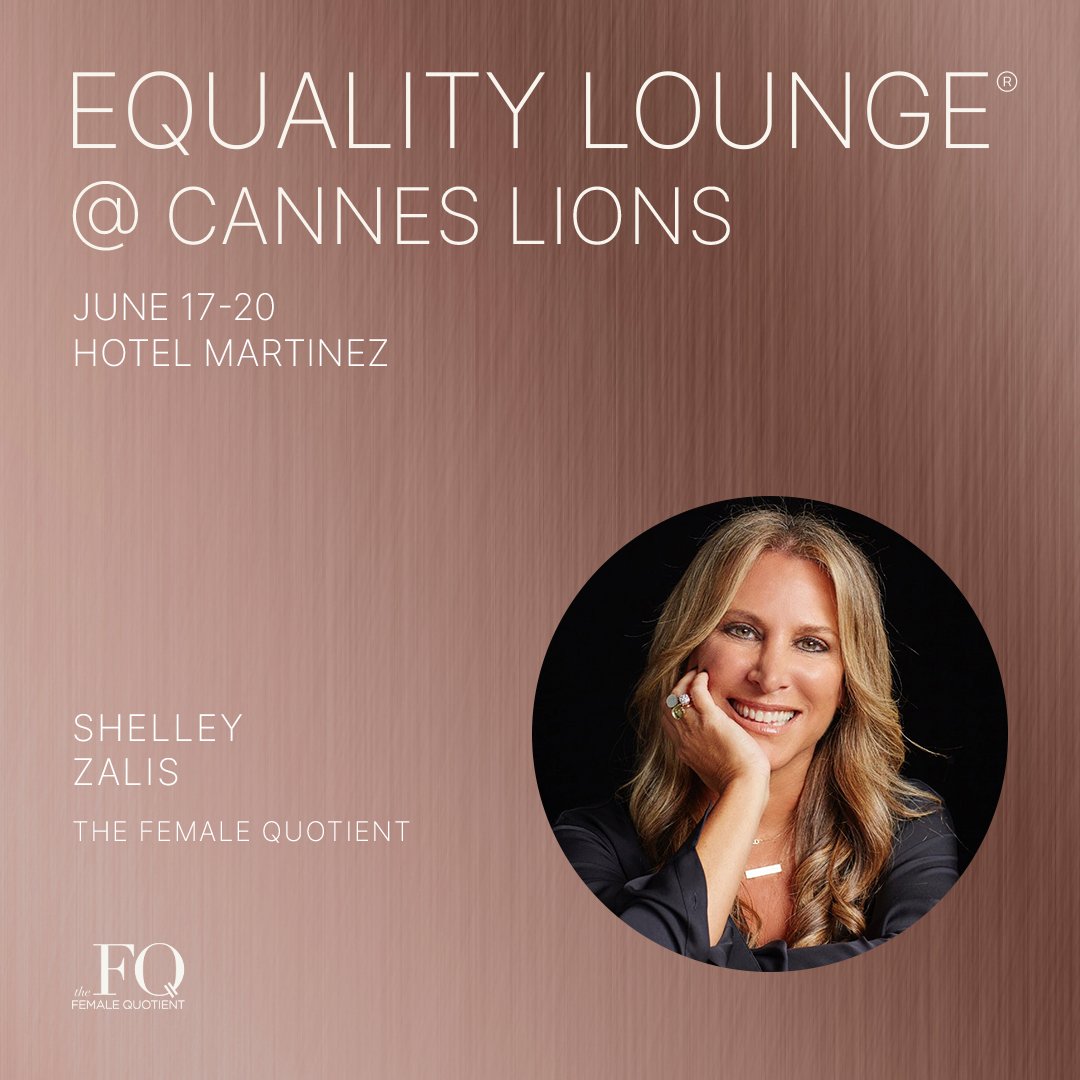 Storytellers are changemakers. Through stories, we connect, learn, and understand. Join us at the @femalequotient #EqualityLounge at #CannesLions2024 with leaders inspiring action and change. Let's champion inclusive, authentic stories. RSVP: thefemalequotient.equalitylounge.com/canneslions24r…