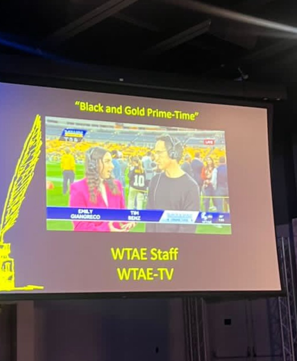 Apparently Black &amp; Gold Primetime won a Golden Quill Award last night and the entire clip that was shown was of me live from the field. 

The irony 💀